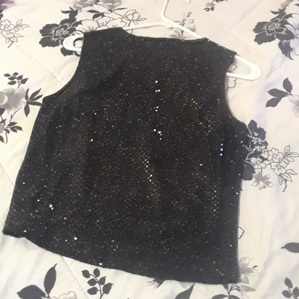 Black sequence top - Picture 3 of 4